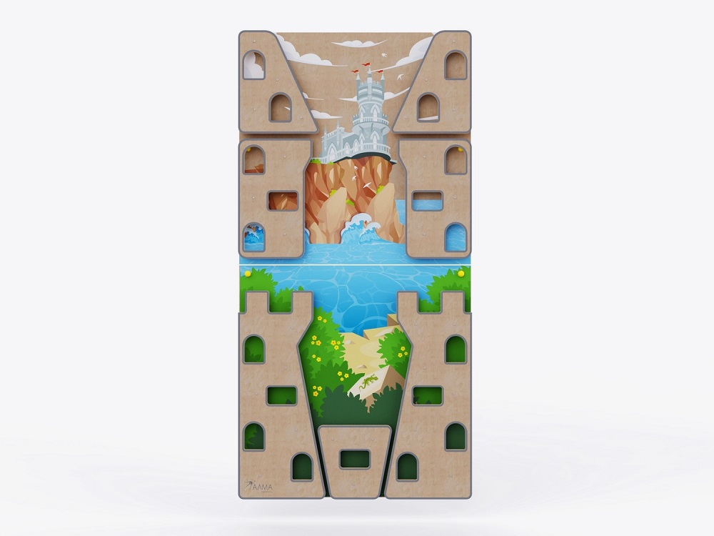 Climbing wall for children ALMA “Castle Swallow’s Nest in Crimea” from the “My Russia” series