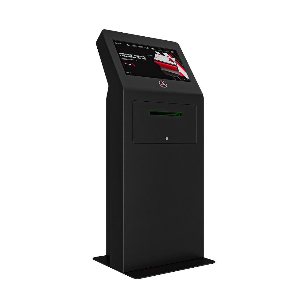 Сенсорный информационный киоск (терминал) AxeTech EasyPrint 27" Premium с принтером А4
