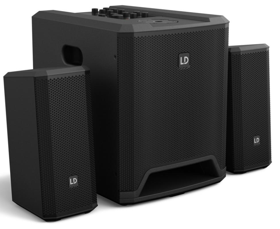 Compact active PA system kit 10" LD Systems DAVE 10 G4X
