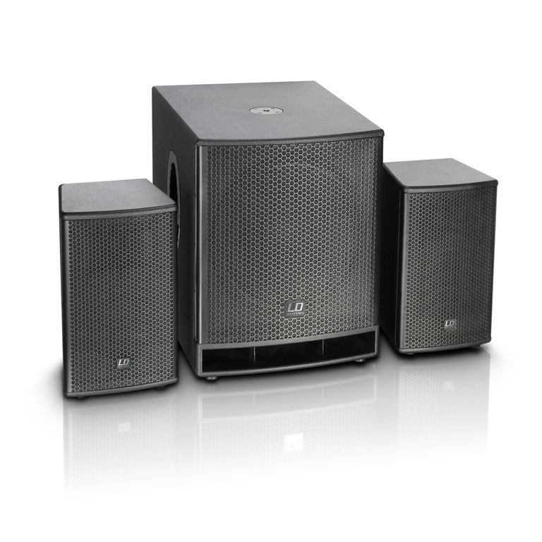 Compact active PA system kit 18" LD Systems DAVE 18 G3 SETUP