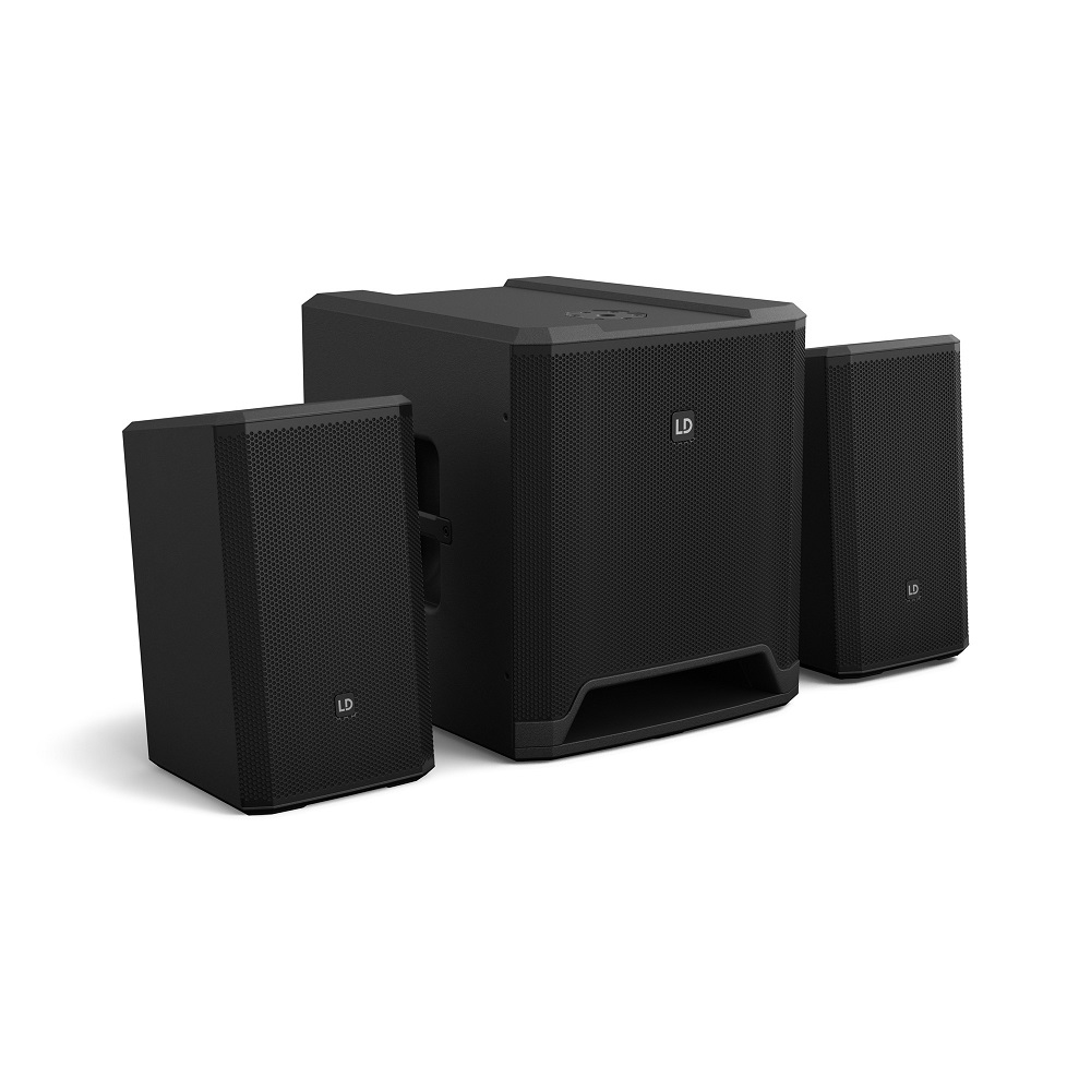 Compact active PA system kit LD Systems DAVE 18 G4X