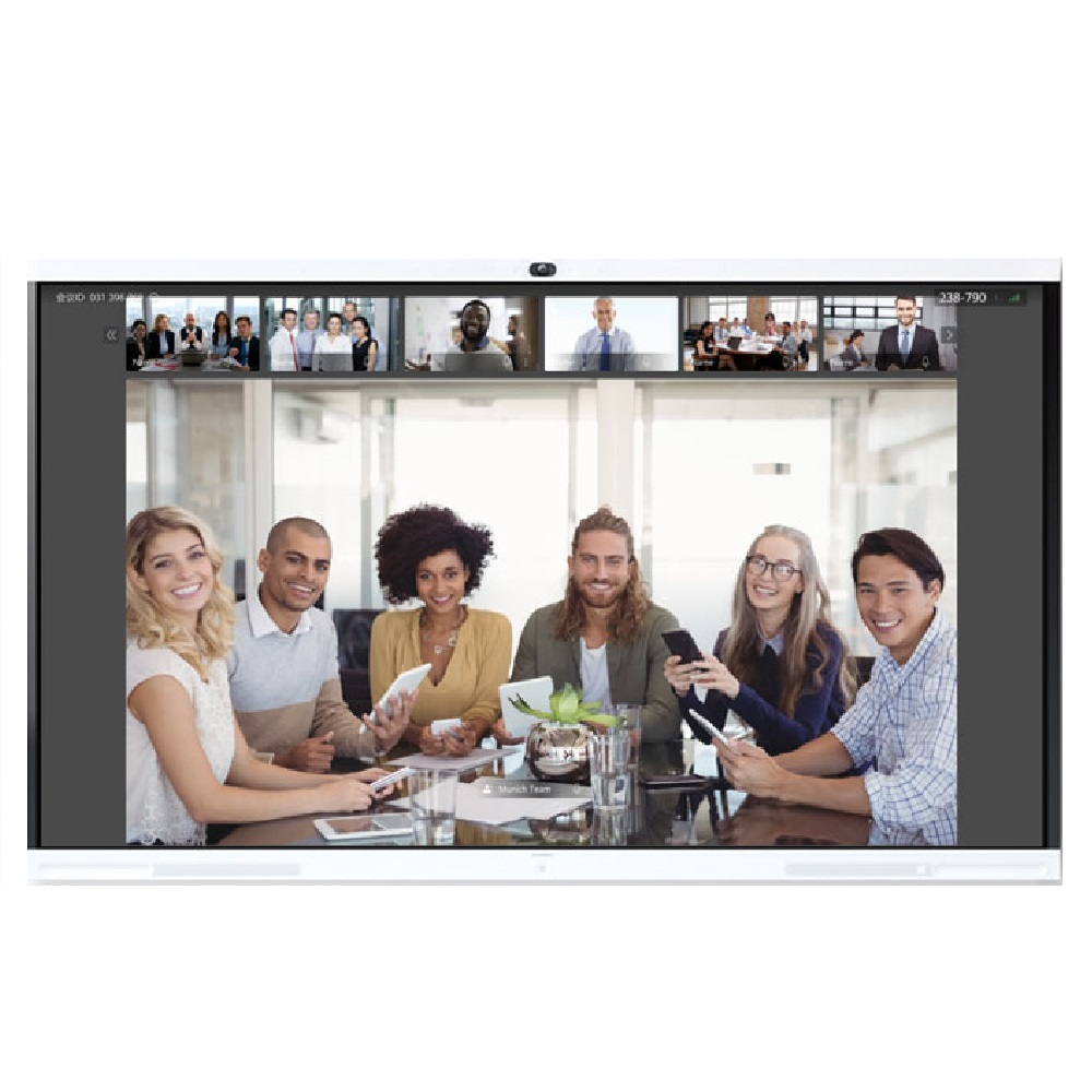 Huawei IdeaHub S 86 o‘rnatilgan videokonferensaloqa tizimiga ega interaktiv panel