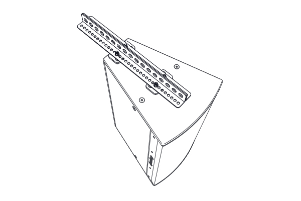 Bracket for speaker systems BIAMP BFR22VB