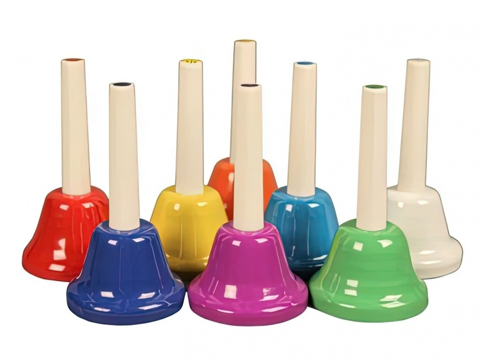 Colored bell with a tongue on the handle FLIGHT FBELL-8H