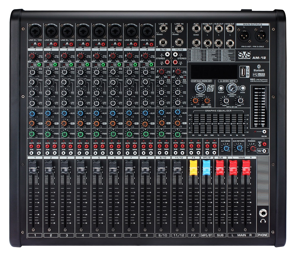 Микшерный пульт SVS Audiotechnik AM-12