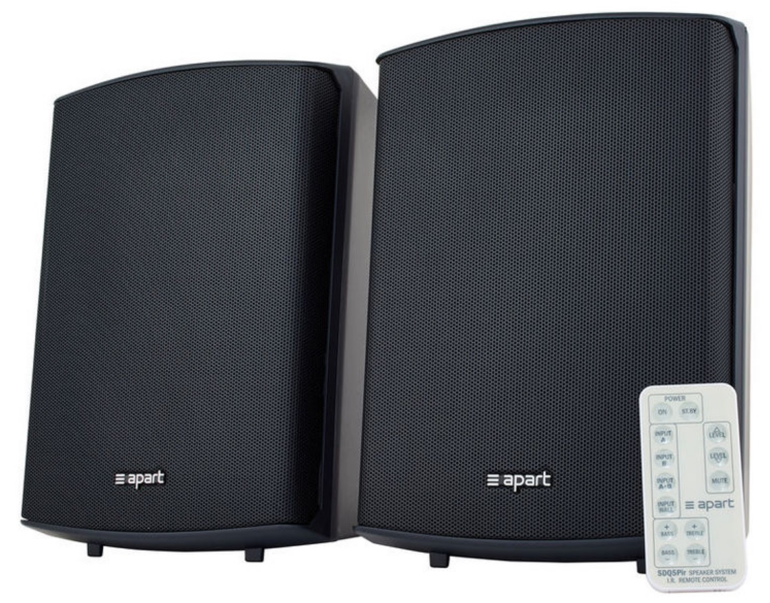 Set (active + passive) speaker system BIAMP SDQ5PIR-BL Apart