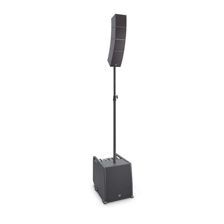 Mobile line array set (Entertainer Set) with rack and cables LD Systems CURV 500 ES