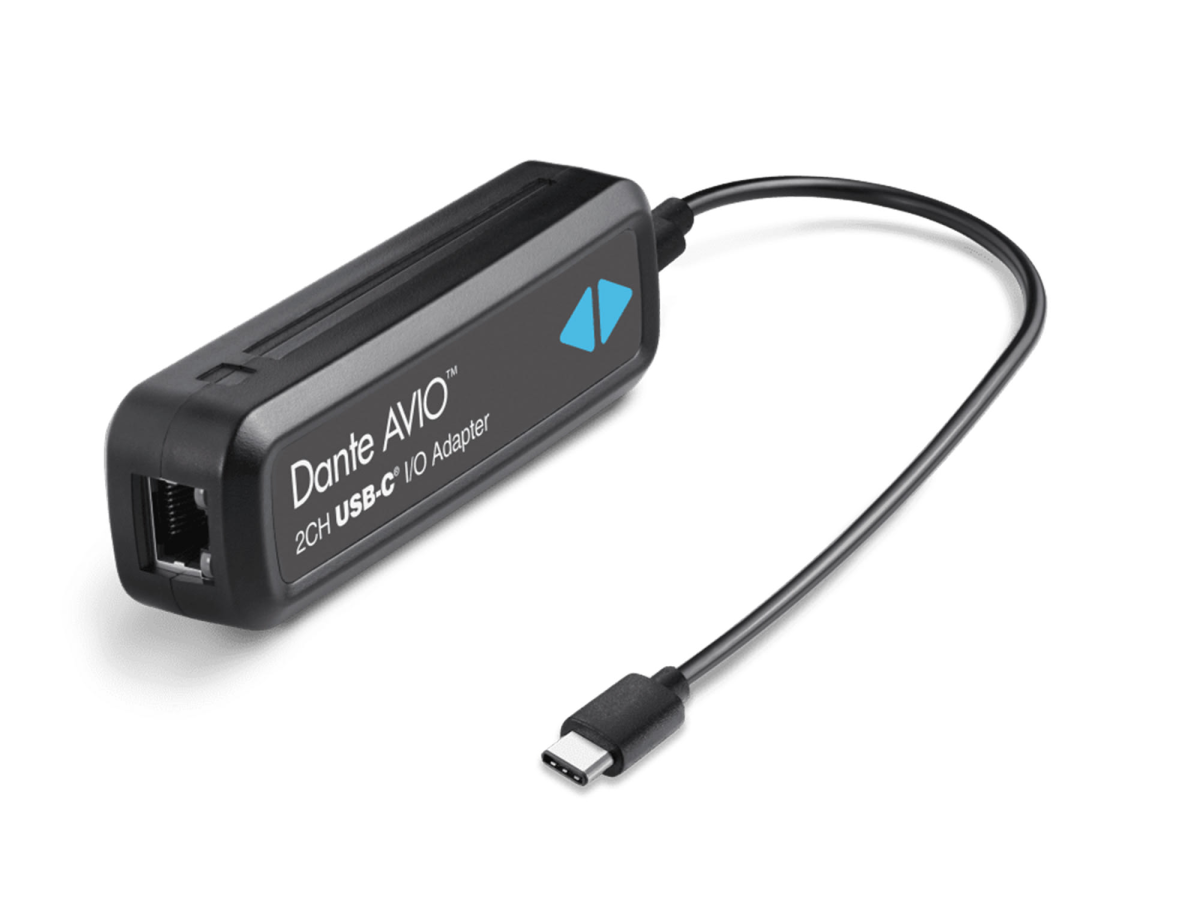 USB-C to Dante Network Adapter Audinate ADP-USBC-AU-2X2