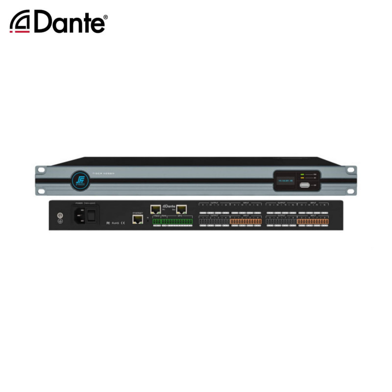 S-Track TIGER Dante XD88N Digital Audio Processor