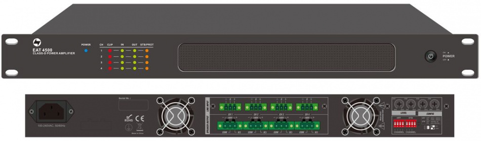 Exell EAT4500 Power Amplifier