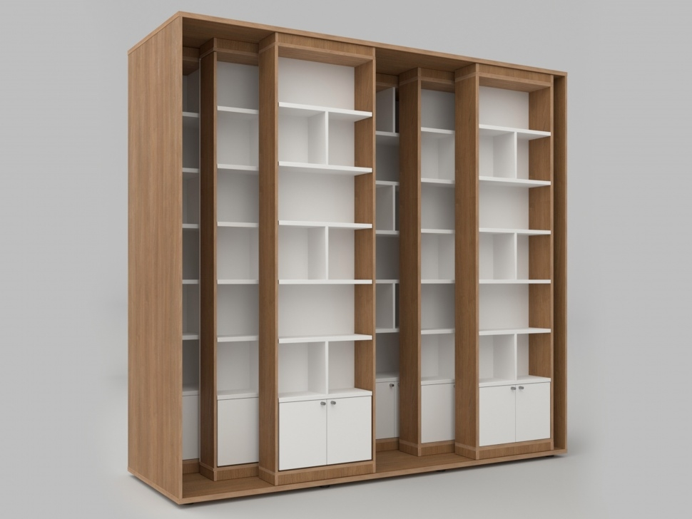 Rack with mobile modules from the STUGL collection 244x85x220 cm ALMA