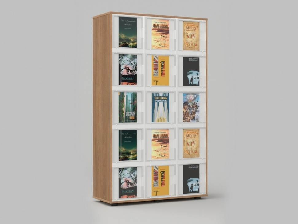 Magazine rack from the STUGL collection 90x35x150 cm ALMA