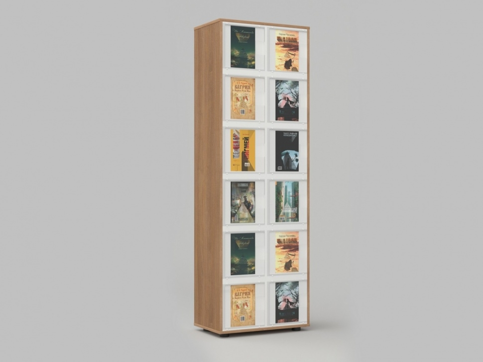 Magazine rack from the STUGL collection 60x35x207 cm ALMA