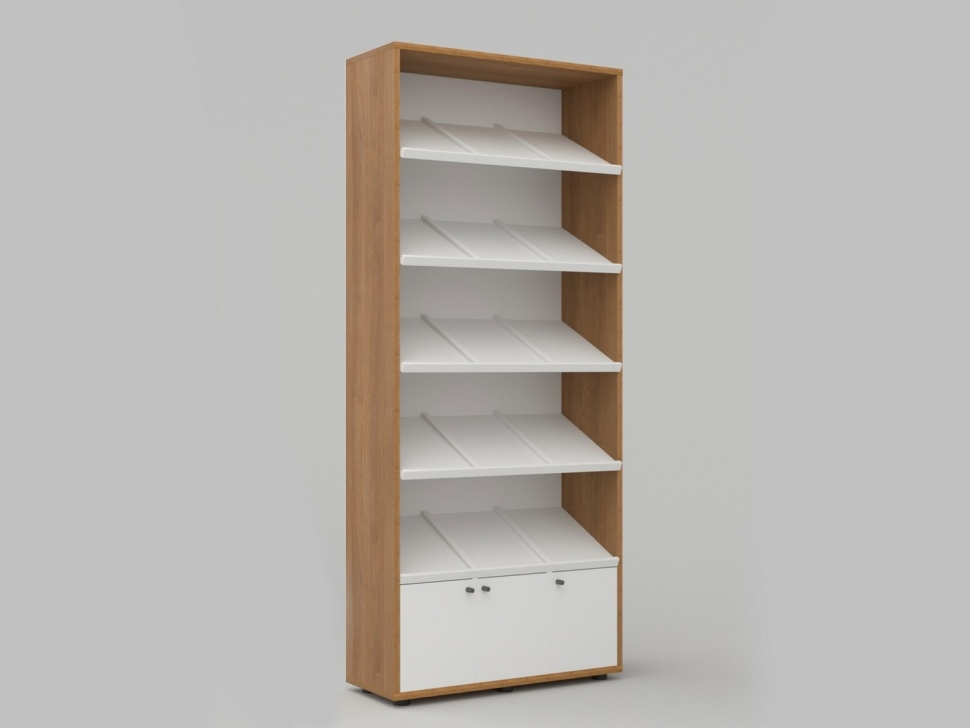 Rack for periodicals from the STUGL collection 90x35x180 cm ALMA
