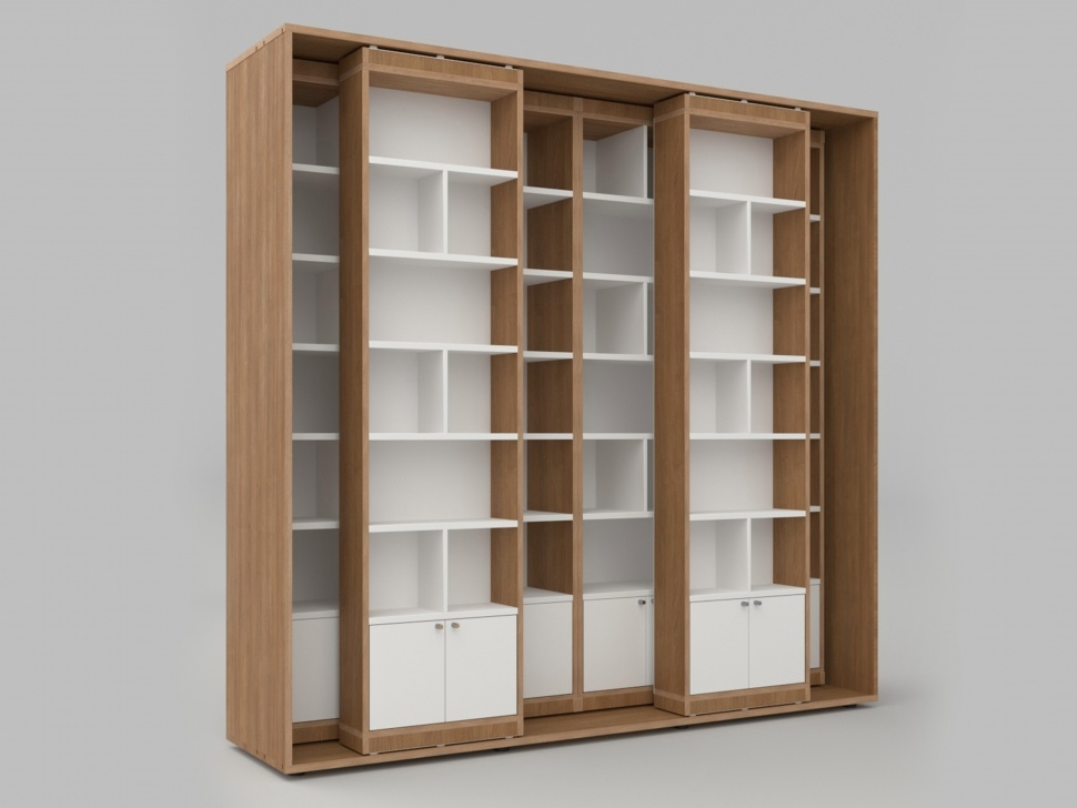 Rack with mobile modules from the STUGL collection 184x85x220 cm ALMA