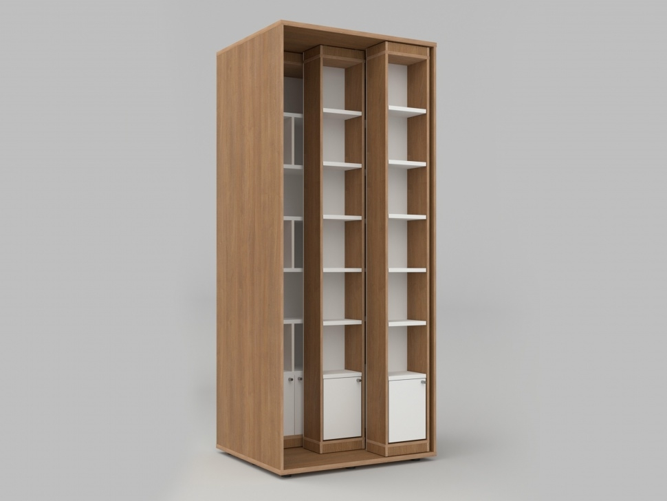 Rack with mobile modules from the STUGL collection 94x85x220 cm ALMA