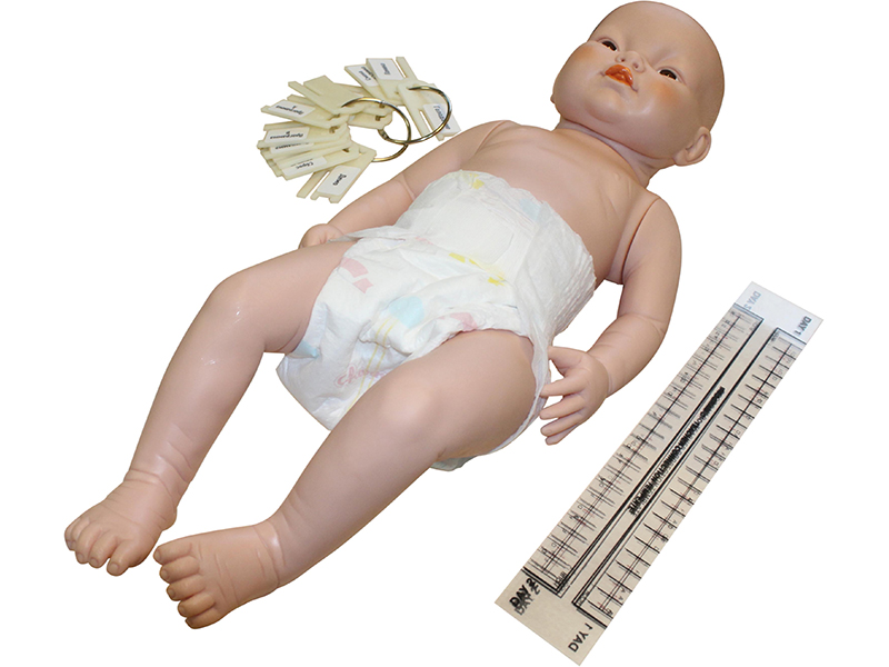 Newborn baby mannequin simulator for practicing nursing skills Zarnitza