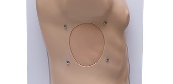 Set of replacement pads for the pleural cavity puncture simulator for pneumothorax Zarnitza