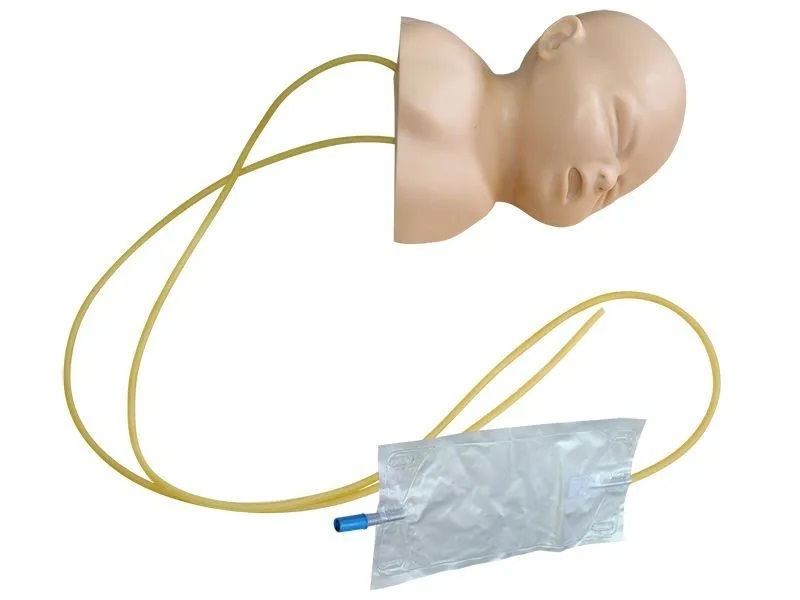 Simulator for practicing the skills of puncture of the veins of the head of a newborn for intravenous injections and infusions Zarnitza 1.01