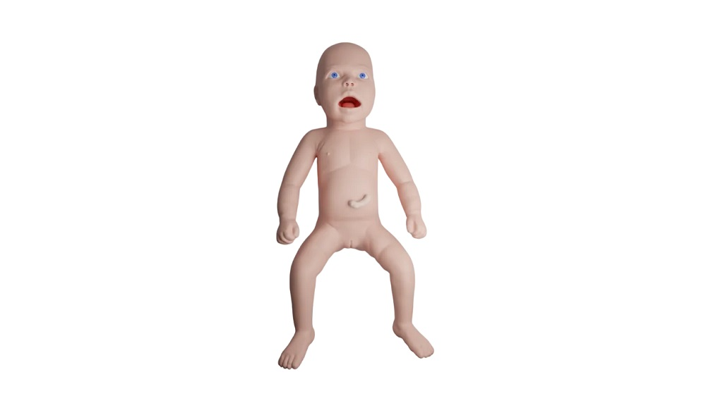 Baby girl model for practicing nursing skills ArtesMed