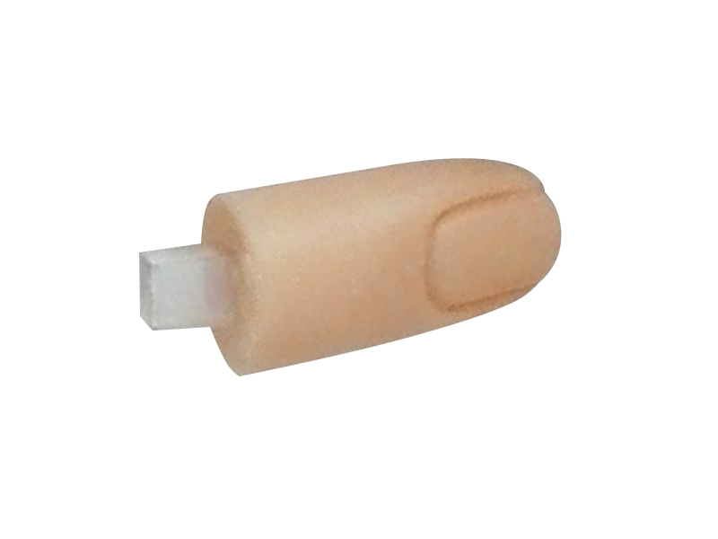 Set of replaceable inserts for the simulator for collecting blood from a finger and stopping capillary bleeding Zarnitza