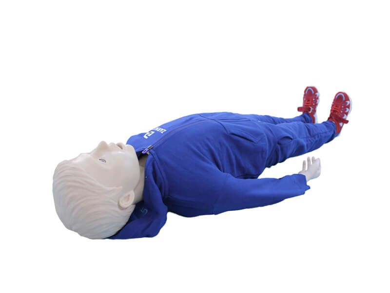Child first aid robot simulator with the ability to move to a lateral position "Slavik" Zarnitza