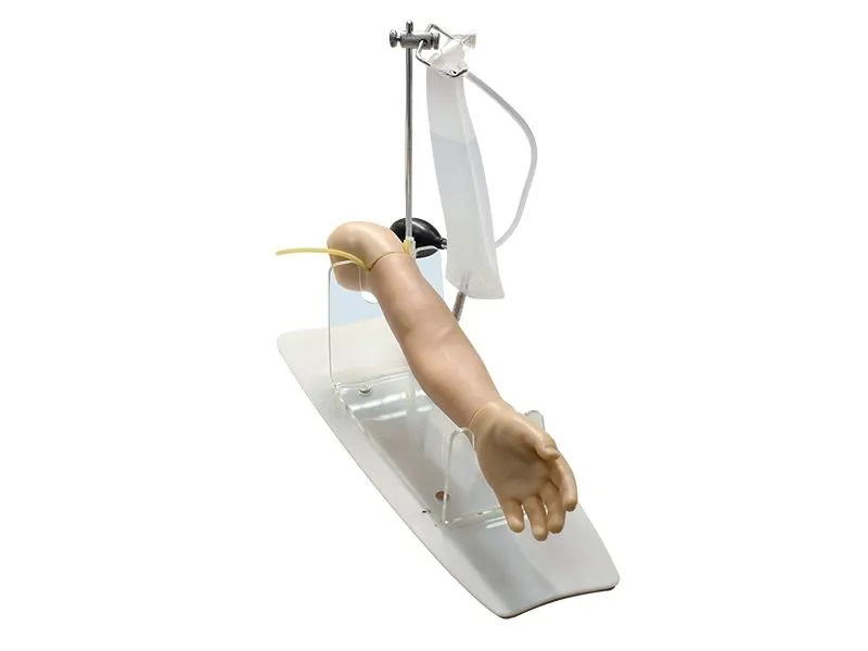 Simulator for practicing the skills of venous puncture of a child for infusions, intravenous and intramuscular injections Zarnitza