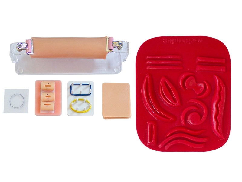 Set of consumables for exercises for the interactive laparoscopic simulator for practicing basic skills Zarnitza LTK-1.03