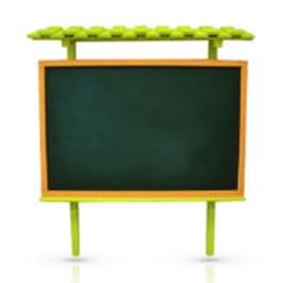 Magnetic chalk board "Bear"