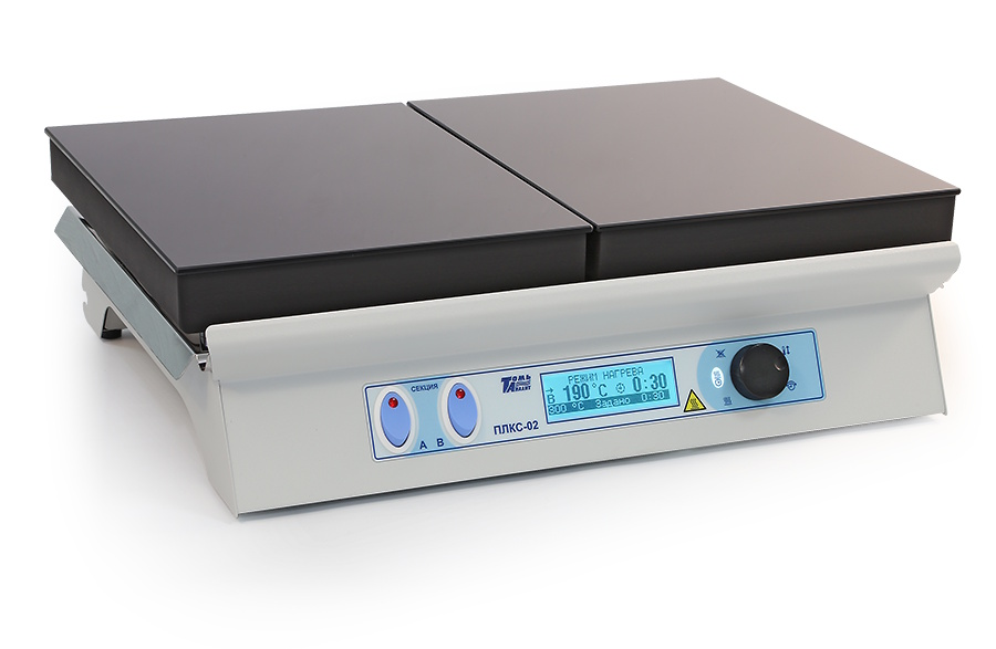 Heating plate TomAnalit PLKS-02 (500 °C, 440×284 mm, glass ceramics)