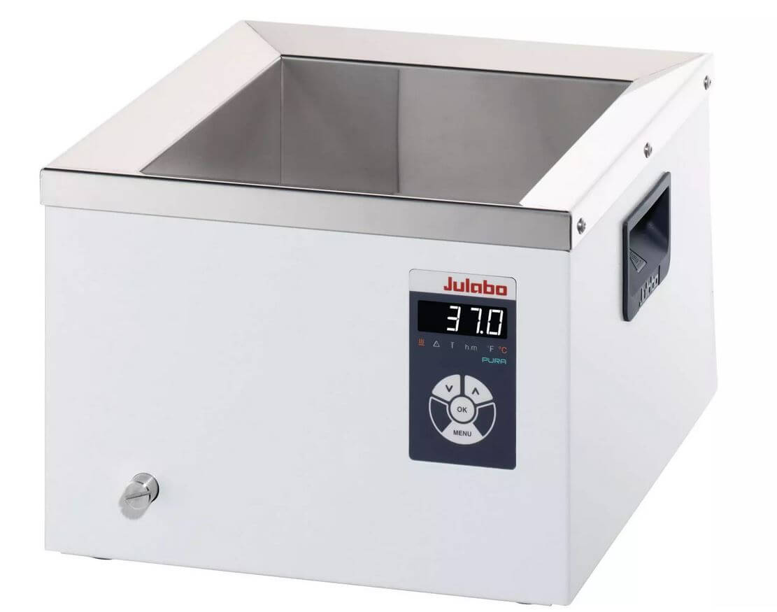 Water bath Julabo PURA 10 (+18...+99.9°C, LED display, enamel bath, up to 9.5 l) art. 9550510
