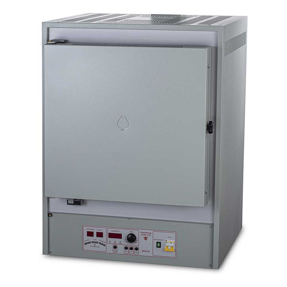 Muffle furnace EKPS-50 SPU mod. 5006 (50 l, 1300 °C, multi-stage thermostat, without hood)