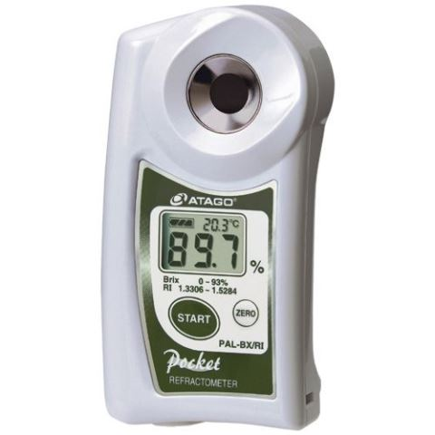 Refractometer Atago PAL-BX/RI (1.3306…1.5284 nD, 0…93% Brix)
