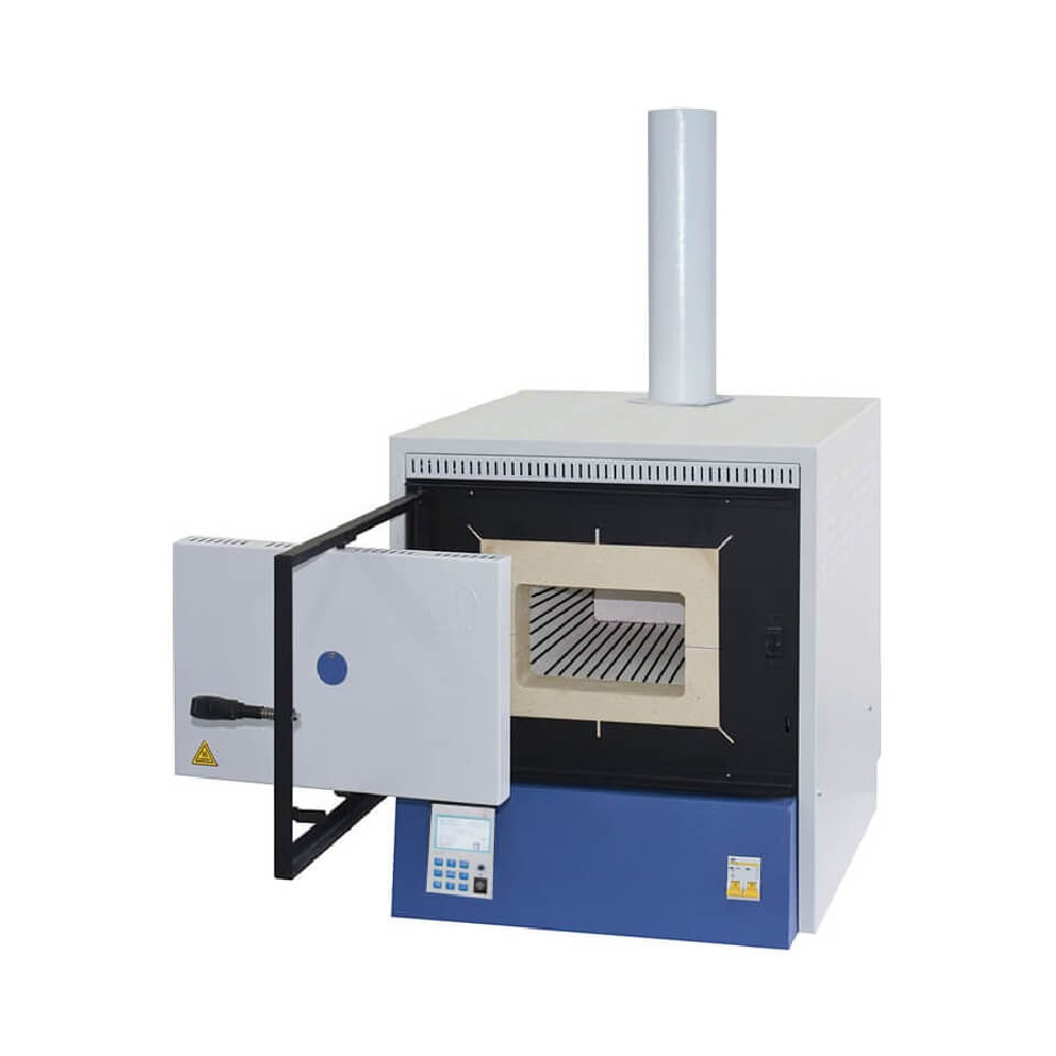 Muffle furnace LOIP LF-7/13-V2 (7 l, 1300 °C, programmer, with hood)