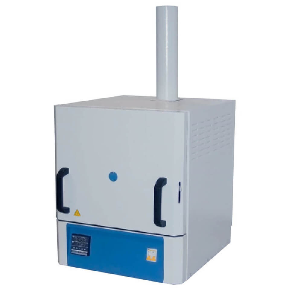 Muffle furnace LOIP LF-15/11-V1 (15 l, 1100 °C, digital thermostat, with hood)