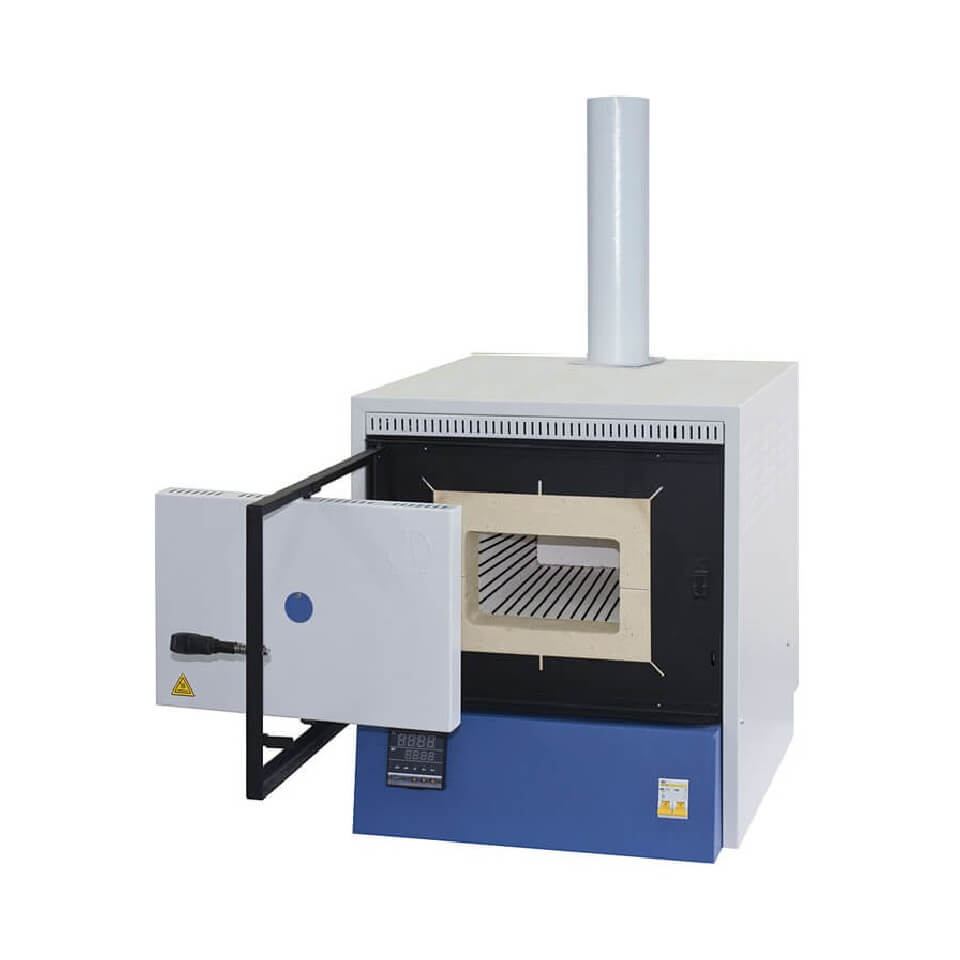 Muffle furnace LOIP LF-7/13-V1 (7 l, 1300 °C, digital thermostat, with hood)
