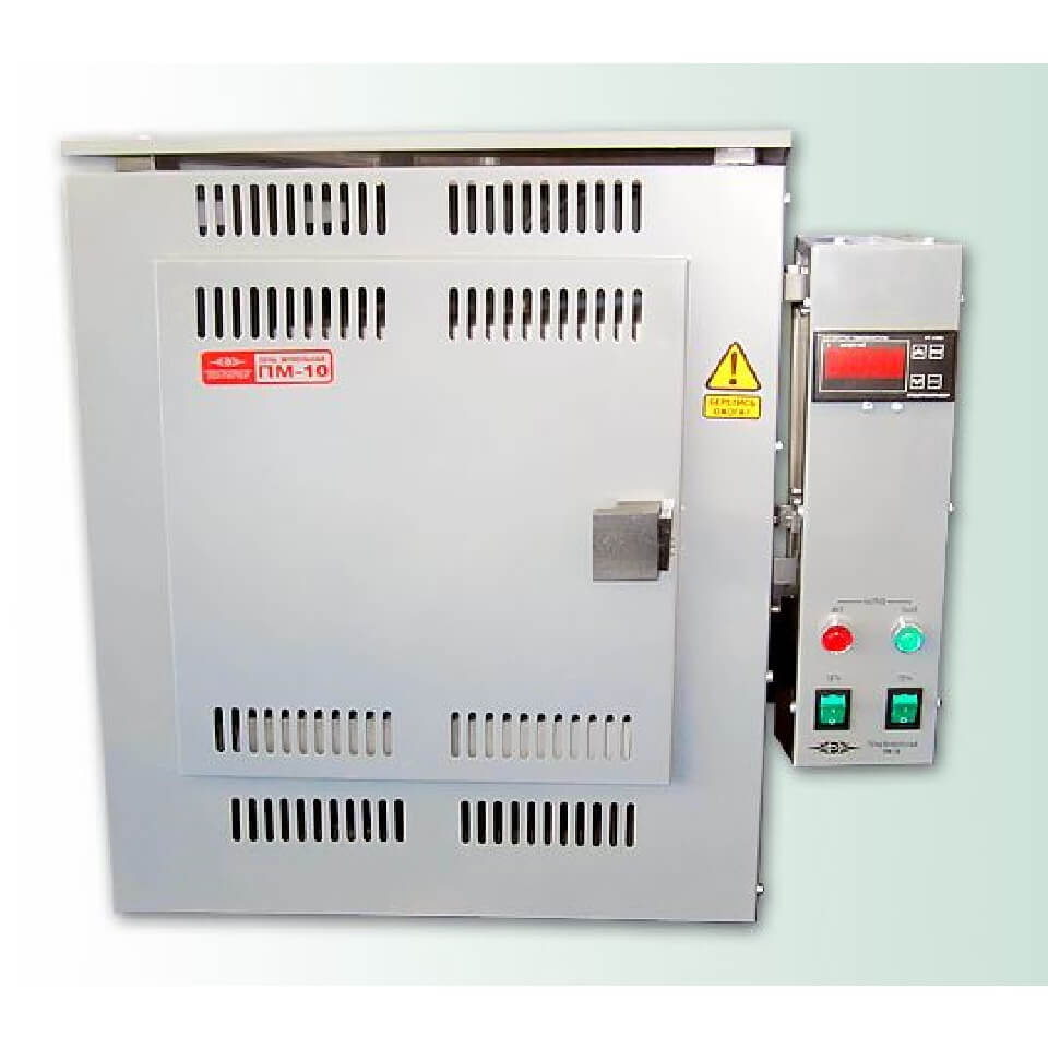 Muffle furnace Electrical device PM-10 (10 l, 1000 °C, digital thermostat, without hood)