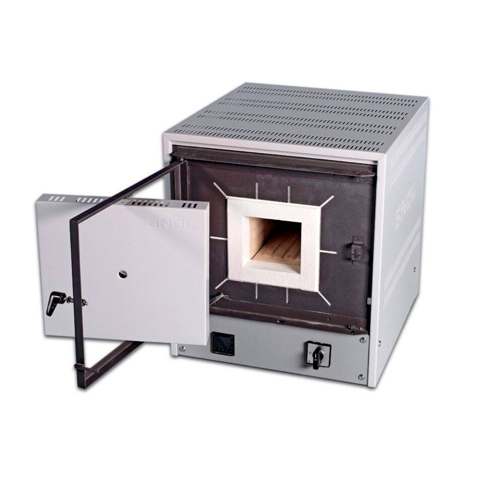 Лабораторная муфельная печь SNOL 4/1200 LSC 01 (до 1200 °C, 4 л, камера керамика, программируемый терморегулятор)