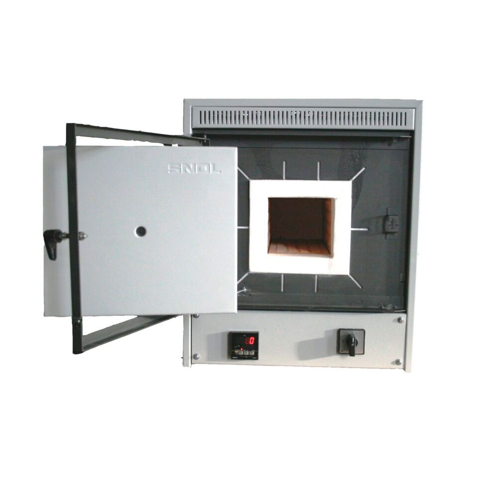 Laboratory muffle furnace SNOL 4/1300 LSC 01 (up to 1300 °C, 4 l, ceramic chamber, programmable temperature controller)