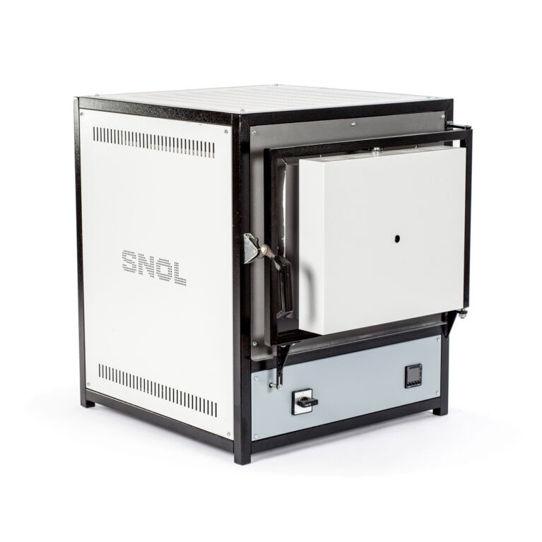 Laboratory muffle furnace for ashing SNOL 7.2/1300 LSC 21 (up to 1300 °C, 7.2 l, ceramic chamber, door opens to the side, programmable thermostat)