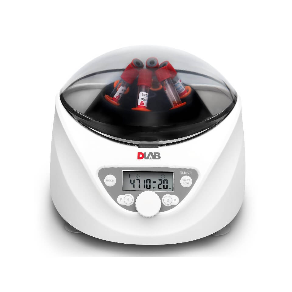 Low-speed centrifuge DLAB DM0506 (300-5000 rpm) with rotor A5P17+A2P17 (6×15 ml/10 ml/7 ml/1.5-5 ml), art. 9034002129