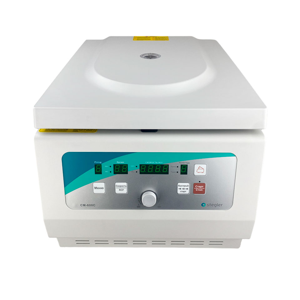 Laboratory centrifuge Stegler CM-600C (up to 6000 rpm, 4×100 ml, 8×50 ml, 16×15 ml)