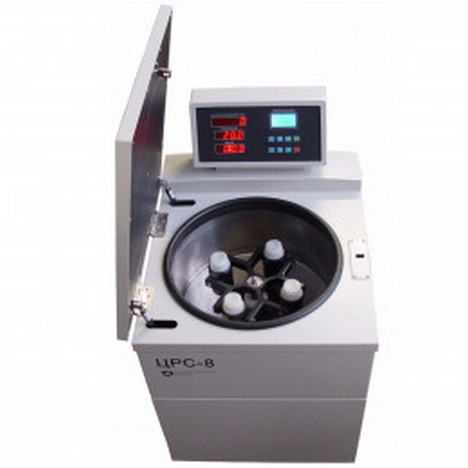 Medical centrifuge TsRS-8 (up to 3500 rpm, 4x750 ml, with cooling)