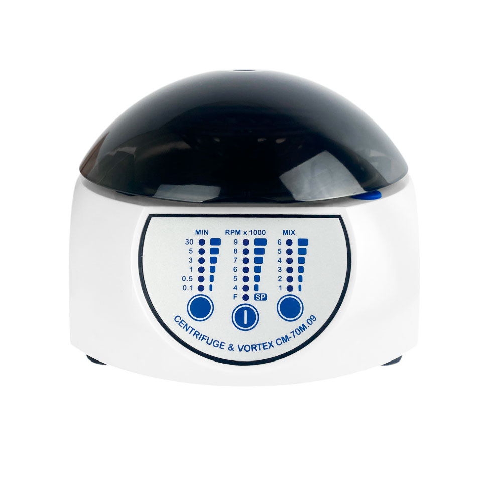 Medical centrifuge-shaker ELMI SM-70M-09 (up to 9000 rpm, 12x2 ml, 12x0.5 ml, 12x0.2 ml)