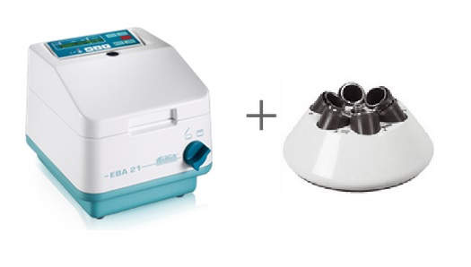 Laboratory centrifuge Hettich EBA 21 (rotor 6x50 ml, adapters: 6x25; 6x30 ml)