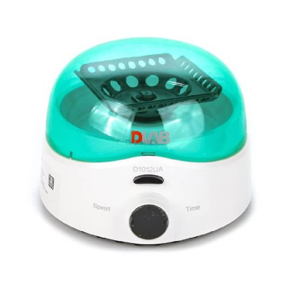 Microcentrifuge DLAB D1012UA high-speed (up to 10,000 rpm) with FA12-2P rotor, art. 9021001331 + 19400134