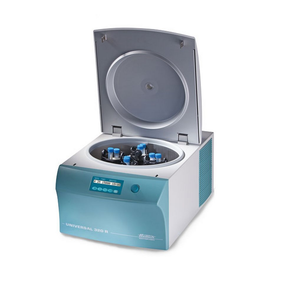 Centrifuge Hettich Universal 320R (tabletop, up to 4000 rpm, 10 plates and 4x50 ml, refrigerated)
