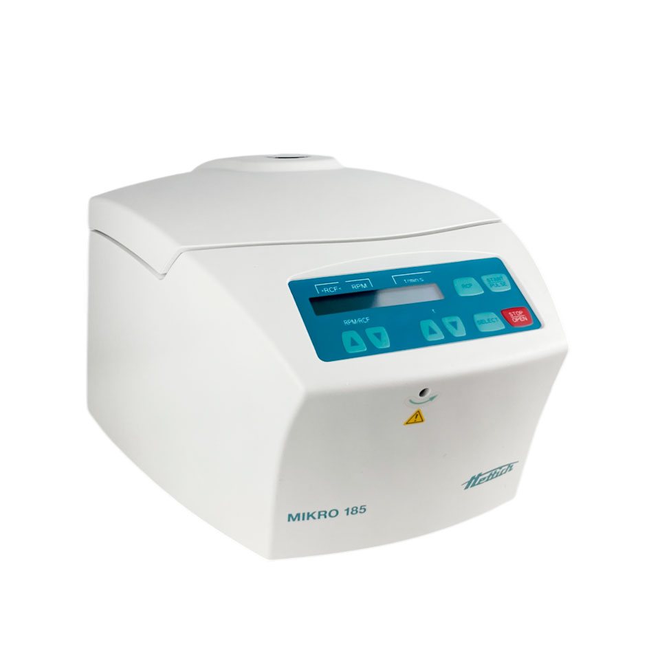 Centrifuge Hettich Mikro 185 (microcentrifuge, up to 14,000 rpm, 24x1.5 or 2 ml)