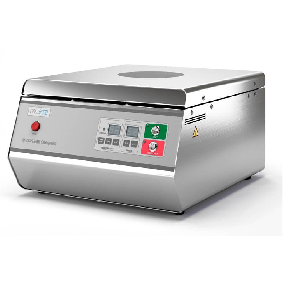 Liston C 1201 Milk Compact heated milk centrifuge with A45-8-BUT rotor and Bb-1-BUT-25 buckets