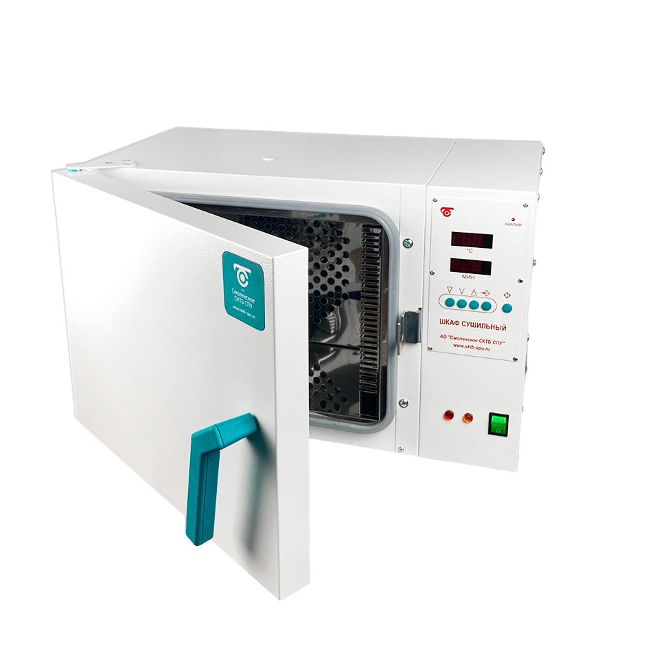 Drying cabinet ShS-20-02 SPU mod.2202 (20 l, +50...+200 °C, forced convection, stainless steel chamber)
